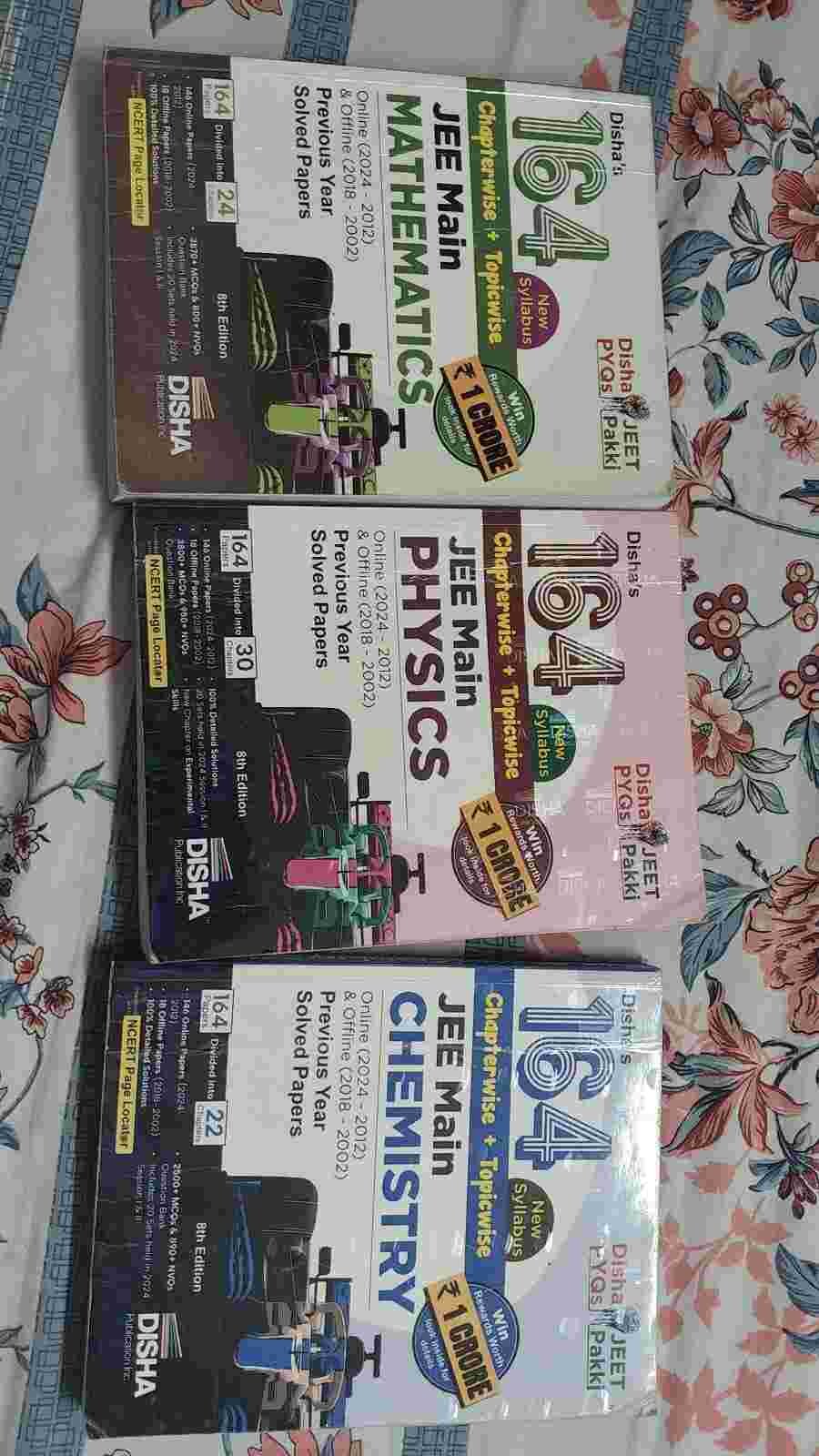 Disha's 164 chapterwise+topicwise pyq's